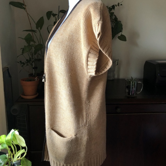 Coldwater Creek Long Knit Cardigan Open Front XS/S - Picture 4 of 7